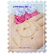 Original Meilyn Brand 18K Gold Plated Bracelet LYN-G211-BC Gold