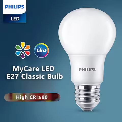 Philips LED Bulbs E27 CLASSIC A Ball Lamps 8W 10W 12W Comfort 3000K 6500k White Light AC220V-240V Or