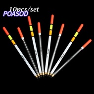 MAYSHOW 10Pcs/Set  Waggler Fishing Floats 2.0/3.0G Tube Peche  Tackle Accessories