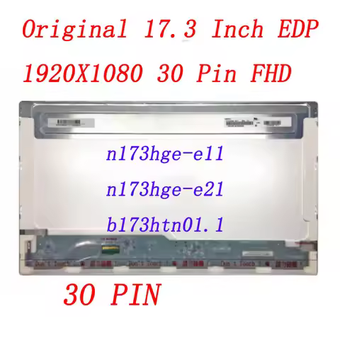 17.3 Inch B173HTN01.1 Fit N173HGE-E11 N173HGE-E21 for G74SX-A1 FX71/MSI GL72 GP72 GS70 MS-1795 30pin