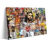 Canvas Wall Decoration J-cole Art Poster Hd Print Room Bedroom Decoration-emxee 24x36inch Da