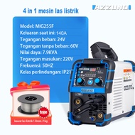 AZZUNO mesin las co2 tanpa gas 4 in 1 welding machine inverter las argon mesin las listrik mig tig a