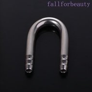 FALLFORBEAUTY Air Tube Connector 1PC Stainless Steel U-Shape No Rust Heavy Duty Oxygen Pump Air Pipe