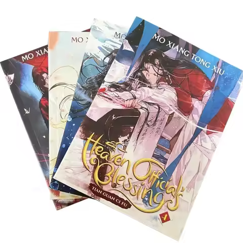 Tian Guan Ci Fu Novel Books English Version of Ancient Chinese Romance Novels1-4 Physical Books New 