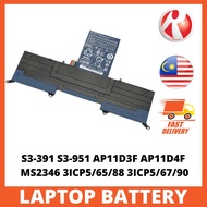 ACER ASPIRE S3-391 S3-951 AP11D3F AP11D4F MS2346 3ICP5/65/88 3ICP5/67/90 LAPTOP BATTERY REPLACEMENT