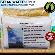Terlaris Pakan Walet Super Makanan Burung Walet Premium 1 Kg Sarang