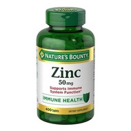 Nature’s Bounty Zinc 50mg 自然之寶 鋅 50毫克 400粒 [074312008368 ]