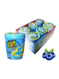 6pcs Planet Sour Juicy Sticks Gummy Candy (Blueberry / Strawberrry / Watermelon / Cherry Berry / Ran