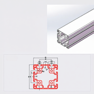 LUHU ALUMINIUM PROFILE | อลูมิเนียมโปรไฟล์ 8080 ขนาด 80×80 มม. แบบหนา
