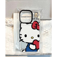 Hold Love Hello Kitty Transparent Phone Case Suitable for iPhone 16 Pro Max/15/14 Pro Max/13 Pro Max
