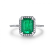 แหวนทัวร์มาลีนสำหรับผู้หญิงหรูหราวงหมั้นแต่งงาน925เงินสเตอร์ลิงจาก MODIAN ของขวัญครบรอบเครื่องประดับ