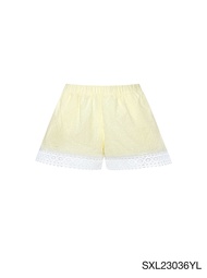 SABINA | JANESUDA x SABINA กางเกงขาสั้น Charlotte รหัส SXL23036 สีเหลืองอ่อน