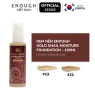 Enough Gold Snail Moisture Foundation 100ml