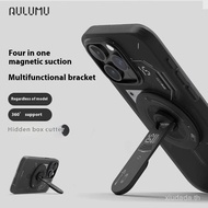 Aulumu G05 4-in-1 Magnetic Phone Stand Grip Compatible with MagSafe Removable 360° Adjustable Phone 