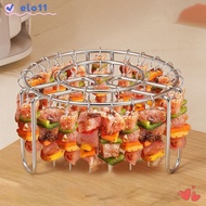ELO Vertical Grill Rack, 12/24/49 String Grill Skewer Holder, Easy to Use Stainless Steel Detachable