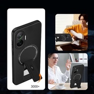 Case poco F7 5G Softcase CARBON KICKSTAND MAGNETIC Casing poco F7 5G