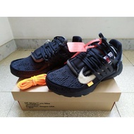 Off White x NK Air Presto Black Retro Versatile Jogging Shoes