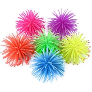 HATELI Aquarium Decoration FishTank Ornament Luminous Imitated Sea Anemone Simulated Sea Urchin Cora