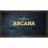 Arcana stream Overlay / Screen Theme / Widget Theme (STREAMLABS OBS / OBS Studio)