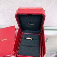 閒置 51碼 Cartier love 滿鑽 滿天星玫瑰金戒指