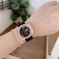 นาฬิกา GENEVA MK ล้อมเพชร นาฬิกาข้อมือผู้หญิง แบรนด์แท้ 100% สวยสายซิลิโคลนนิ่มมาก