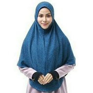 [Denim XXL] Tudung Denim 2XL / XXL Berdagu