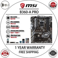 USED MSI B360-A PRO AC Desktop 9TH/8TH GEN Motherboard B360 Socket LGA 1151 i3 i5 i7 DDR4 32GB