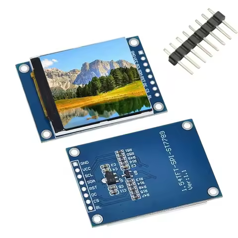 1.54 Inch 1.54" Full Color TFT Display Module HD IPS LCD LED Screen 240x240 SPI Interface ST7789 For