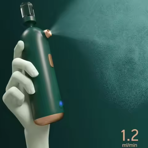 Home Use Oxygen Jet Machine Facial Hyperbaric Oxygen Spray Oxygen Injection OEM Accept With One Year