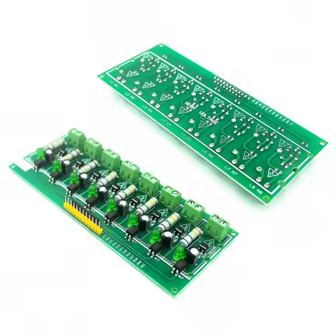 8 Ch Channel AC 220V 3V 5V 8 Channel Optocoupler Isolation Test Board Isolated Detection Tester PLC 