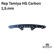 REPLIKA Tamiya 95600 Replica Carbon Front Stayhg for Super X Chassis 1.5mm