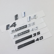 Suitable for BMW i4 Modified Car Logo edrive40 Displacement Letter Logo edrive35 Rear Tail Logo Car 