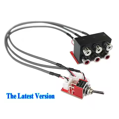 AV RCA Audio Signal Switch Board Dual Channel Signal Selector Switching Board