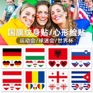 World Cup 2026 Tattoo Sticker Flags of the World Stickers Country Flag Decoration PartyTattoos