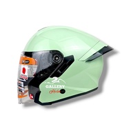 Ink Terra 2 Matcha Green | Terra2 Double Visor Half Face Helmet