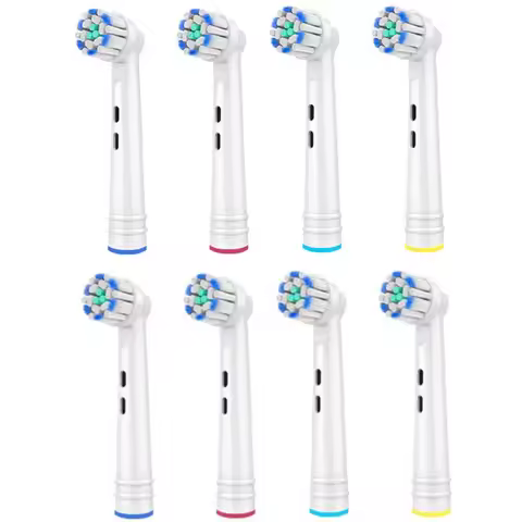 8PCS EB60/EB50 Soft Bristle Toothbrush Heads Gum Care Fit For Oral-B
