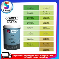 5L (1652-1695) Nippon Paint Exterior Q-Shield Extra Delightful Greens and Blue Greens