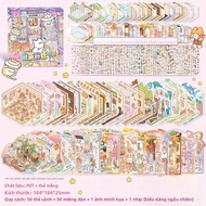 Sổ Tay Thủ Công DIY Mới Microcosm Scene Collection Book Sticker House 3D Lớn Đồ Trang Trí Đẹp Mắt Ch