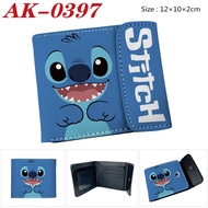 LD9E Anime Wallet Stitch Stitch Buckle Wallet Short Wallet Card Holder Coin Purse