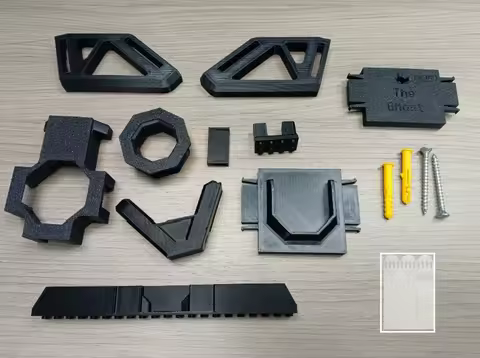 Wall-mounted Display Stand for LEGO 75357 Ghost and Phantom II DIY Building Block Wall Bracket