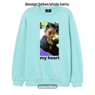 Crewneck Sweater Custom Imagebebas [Photo and Custom Name]