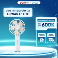 Quạt tích điện cầm tay Lumias X5 lite - Pin 1200mAh gấp gọn 180 độ