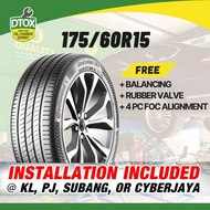 [Installation Provided] New Tyre 175/60R15