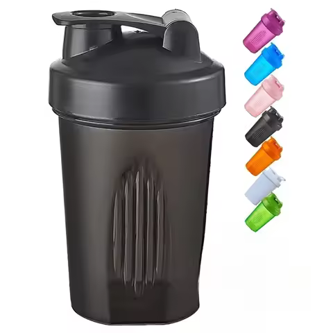 1-7PCS Shaker Bottles Sport Water Cups Whey Protein Powder Mixer Bottle Fitness Gym Shaker Outdoor P