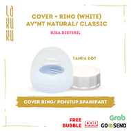 Lakuku - Cover Ring Putih dan Penutup untuk Botol Susu Avent Natural