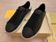 AXEL ARIGATO Clean 90 contrast-heel black leather sneakers (Size 36 and Size 37)