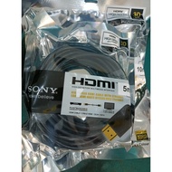 SONY 5m 4K Full HD HDMI Cable - 5 Meter HDMI Cable