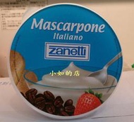 【小如的店】ZANETTI Mascarpone 日式馬斯卡邦乾酪/瑪斯卡邦乳酪(每罐500g)提拉米蘇&amp;慕斯蛋糕的原料