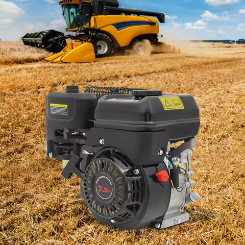 4-stroke 212CC Engine 7.5HP Single-cylinder Gasoline Engine Portable Engine for Machinery Equipment 