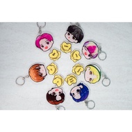 GANTUNGAN ACRYLIC KEYCHAIN BTS CHARACTER EDITION | BTS SERIES CHARACTER KEYCHAIN